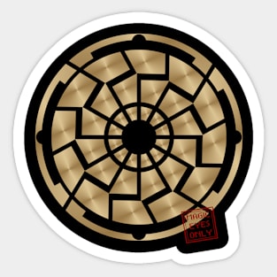 Crop circle 161 Sticker